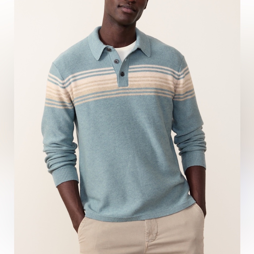 NWT Marine Layer Elias Sweater Polo Sz XXL